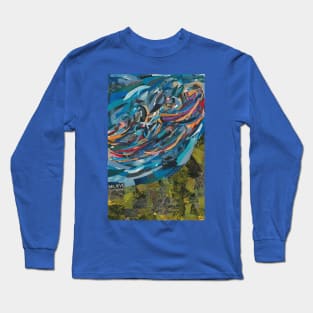 Colors of the Wind Collage Long Sleeve T-Shirt